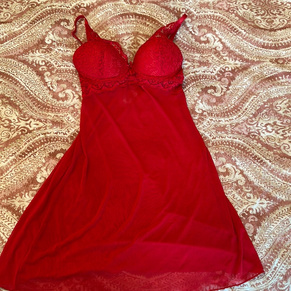 Red lingerie